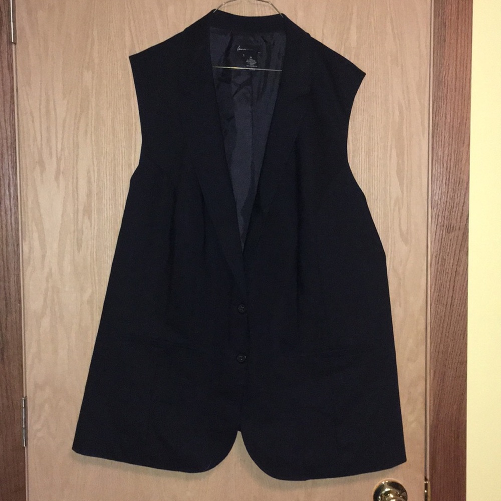 Lane Bryant Plus Size Black Vest 3/$15